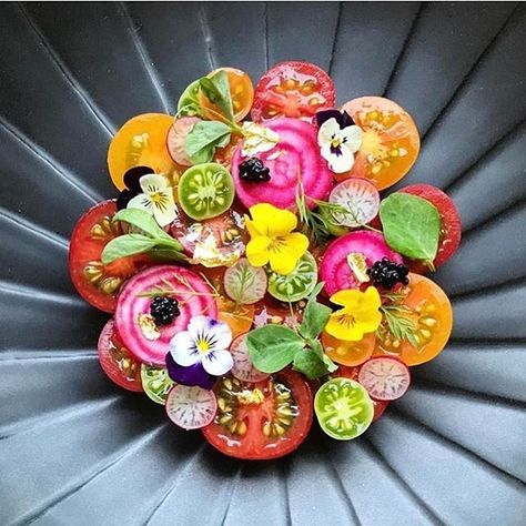 Tomato Salad. ✅ By- Nick Pitt ✅ . #ChefsOfInstagram . www.ChefsOF.com
