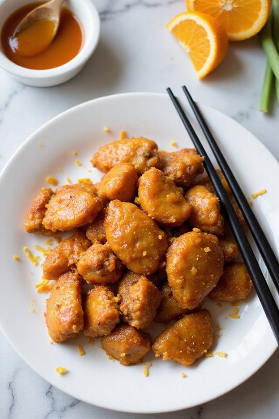 crispy gluten free orange chicken