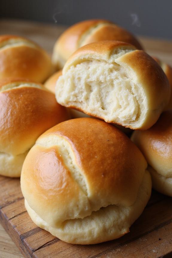 fluffy gluten free dinner rolls