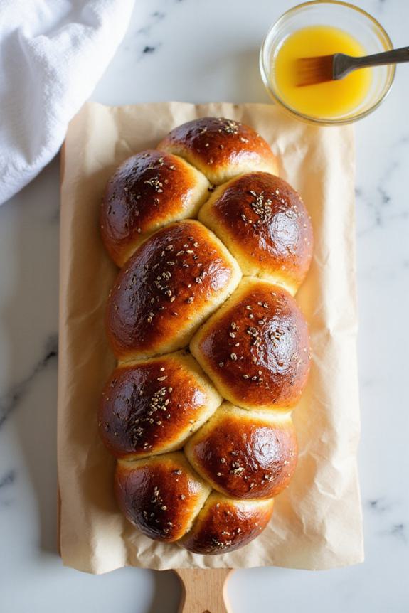 gluten free challah baking process