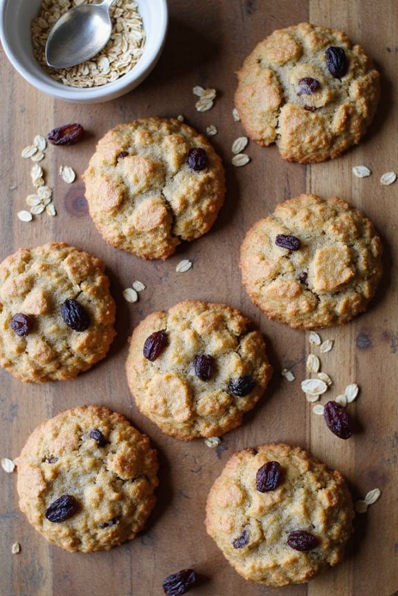 gluten free oatmeal raisin cookies