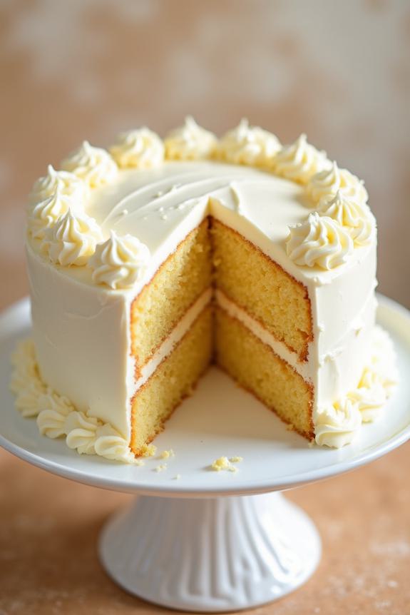 gluten free vanilla birthday cake