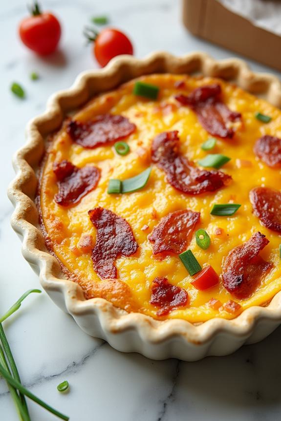 savory gluten free bacon quiche